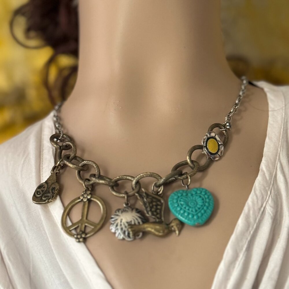 Vintage Inspired Boho Style Necklace